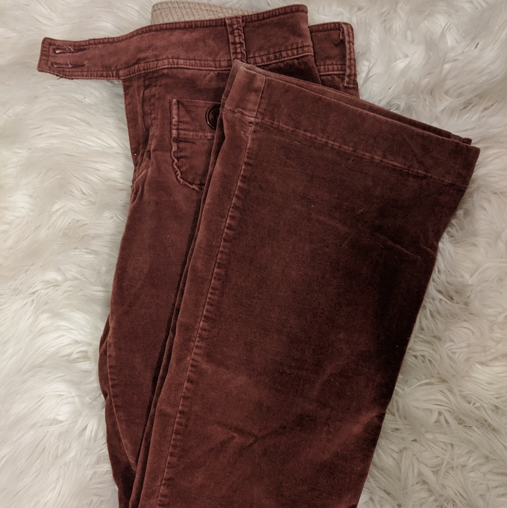 Hollister velvet corduroy bell bottom flares